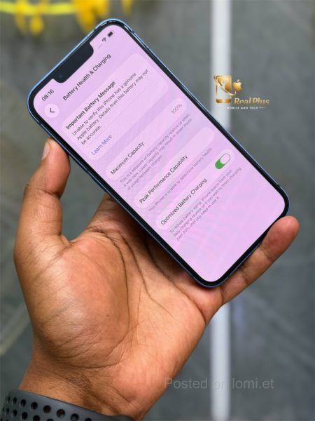 iPhone 13 Storage 128GB 👉NB:-(Battery Change)👈 in Addis Ababa